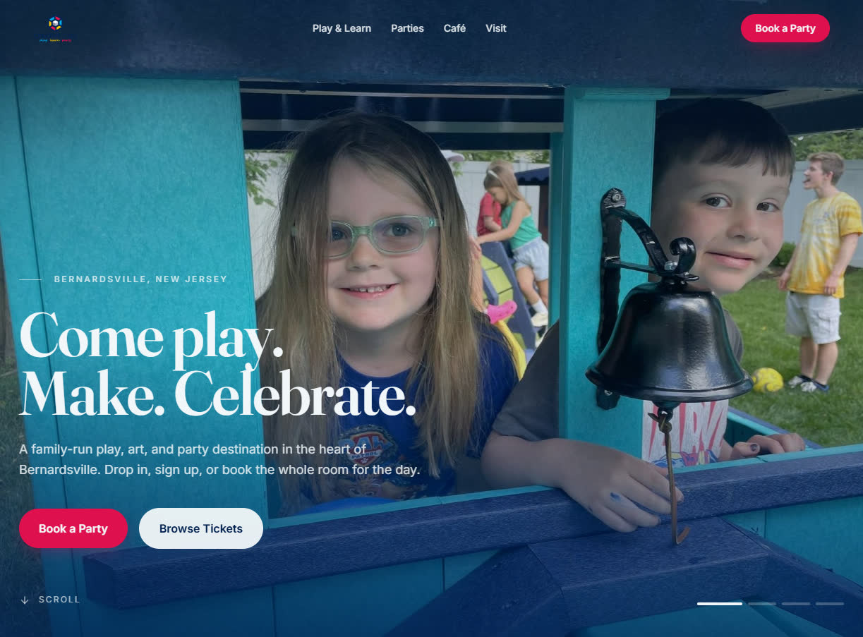Creative Cube website screenshot